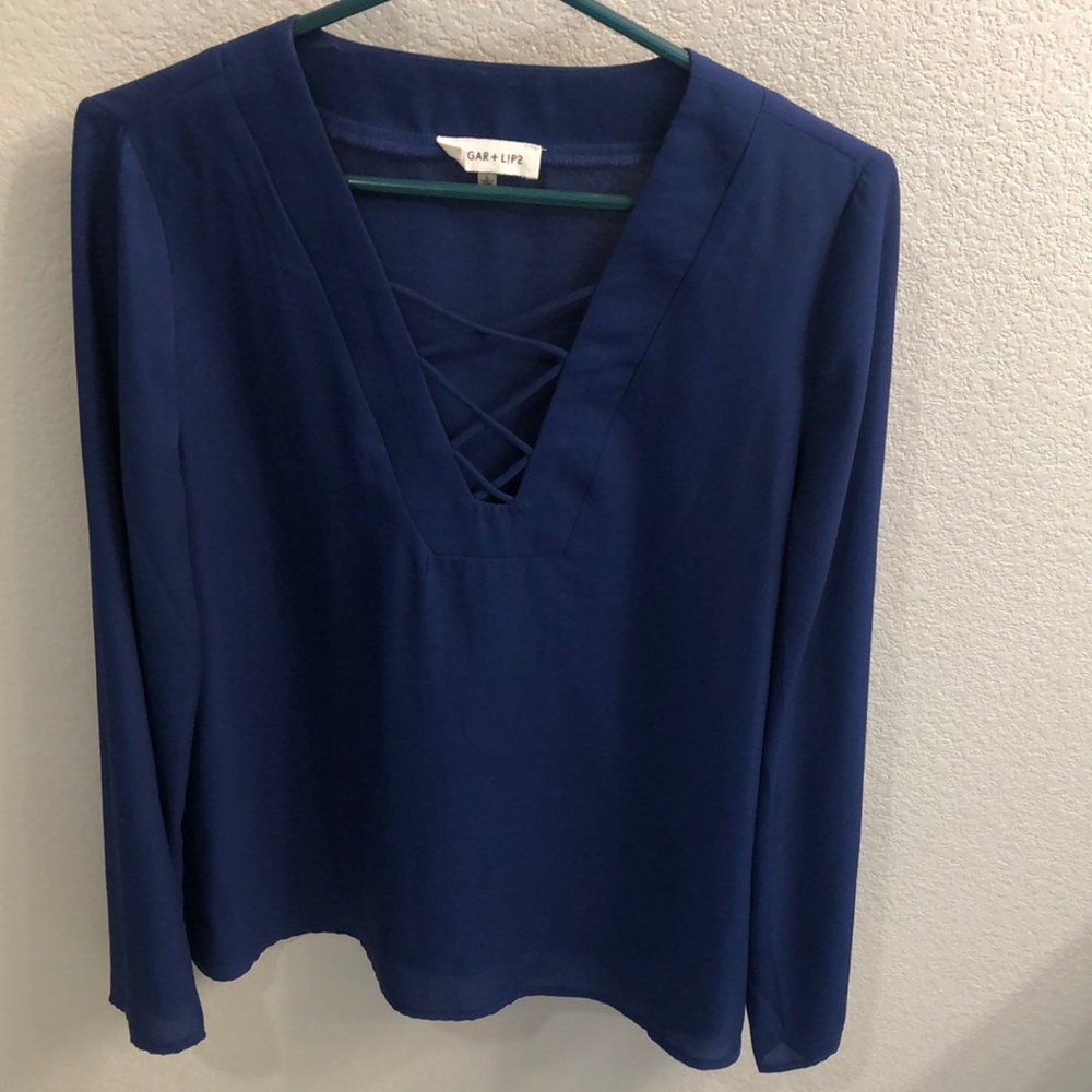 Sugarlips long sleeve blouse. Size L